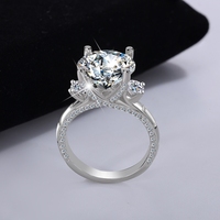 Bague de luxe en argent sterling S925 avec moissanite, fabrication de bijoux MUSHAN, bague pour femme, bijoux haut de gamme