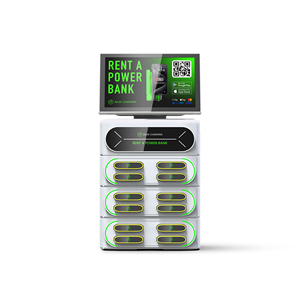 Estación de Carga Rápida de 12 Ranuras con Pantalla LED, Soporte NFC, Banco de Energía con Kiosco de Alquiler POS, Capacidad de Carga para Múltiples Dispositivos - Product Image 5
