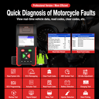 Herramienta de Diagnóstico Profesional para Motocicletas M200 Pro, Versión Completa, Escáner de Sistema Completo para Motocicletas, Lector de Códigos OBD2