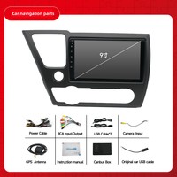 Pantalla de Auto Android de 9 Pulgadas para Honda Civic 2013-2017, 2+32GB, Pantalla Táctil, Radio Estéreo para Auto de 4 Núcleos, Carplay Inalámbrico, GPS, Wifi, Bluetooth