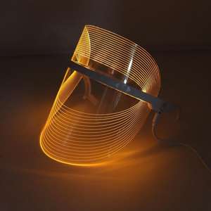 Masque de beauté LED, appareil de massage facial, 21,6 cm, rechargeable par USB, pour le bien-être du visage - Product Image 4