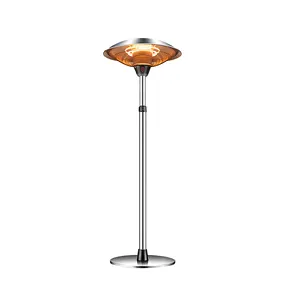 Umbrella Outdoor Heater 46 000 BTU Gas Patio Heater mit Rädern Silber Stahl Power Color Feature Material Herkunft Typ Total Yoou