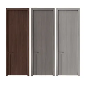 ABYATカスタムインテリアモダンリビングルーム木製ドア卸売価格シングル木製ドア