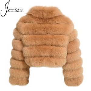 2024 New Fashion Ladies Fall Winter Natural Fur Coat Clothes Thick Full <strong>Sleeves</strong> Luxury Fluffy <strong>Short</strong> Real Fur <strong>Jacket</strong> for <strong>Women</strong> - Product Image 2