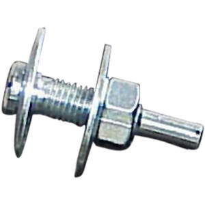 Goupilles de fixation 12,8 x 8 mm, tête cylindrique, finition brillante, usage général, type 24, paquet de 10 - Product Image 1