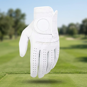 Gants de golf unisexes en cuir Cabretta, doux, respirants, antidérapants, avec fermeture à boucle réglable, taille personnalisée, pour l'entraînement sportif en extérieur. - Product Image 2