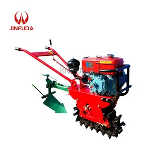 gasoline /Diesel engine 7-9HP gasoline engine Power tiller Mini Cultivator Plough With Multiple implements with low price