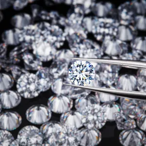 0.7-3.3mm छोटे आकार शेयर की कीमत प्रति कैरेट डेफ VVS-SI लैब बढ़ी दौर शानदार हाथापाई ढीला HPHT सीवीडी हीरा