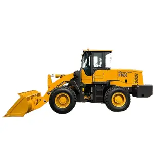 Mini Backhoe Loader 4-Wheel Towable Small Front Loader with New Hytec Brake Drum Weichai Engine