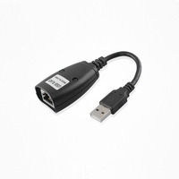 USB-Verstärker bis zu 40 Meter Reichweite Netzwerkadapter mit Cat5 oder Cat6 Kabel