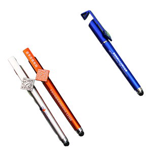 Support de téléphone portable multifonction en plastique, publicité promotionnelle, logo personnalisé, stylo gel à encre bleue, cadeau pour le bureau et l'école - Product Image 5