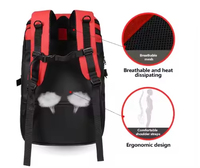 Sacs de raquettes de tennis pliables multifonctions personnalisés, imperméables, avec fermeture éclair, sacs à dos de sport pour badminton et baseball