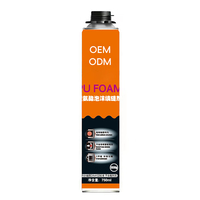 700ml mousse expansible porte fenêtre remplissage joint Pu pulvérisation mousse de montage extensible calfeutrage Pu mousse