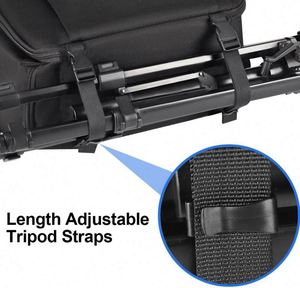 Sac à dos pour appareil photo professionnel avec port de charge USB et housse de pluie, sac à dos pour ordinateur portable de photographie pour femmes et hommes, échantillon gratuit - Product Image 5