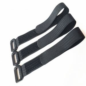Sangle de fixation auto-agrippante à boucle pour cordons, sangles de serrage en nylon, sangles de rangement auto-agrippantes - Product Image 2