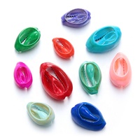 10 pièces/sac perles de coquille coquillages de mer naturels colorés pour colliers à faire soi-même Bracelets accessoires de fabrication de bijoux