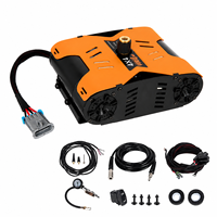 Kit de compresseur d'air embarqué 4x4 12V, haute performance, double cylindre, pompe à air à haut débit pour pneus de SUV, camion, suspension pneumatique tout-terrain
