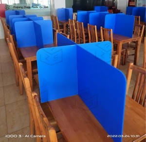 Tùy Chỉnh Nhựa Riêng Tư Lá Chắn Bảng Cho Sinh Viên PP Bàn Ngăn Và Lớp Học Thư Mục Giáo Viên Nguồn Cung Cấp Cắt Theo Kích Thước - Product Image 3