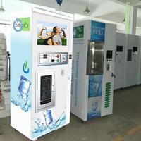 Distributeur d'eau libre-service haute capacité, borne de remplissage d'eau avec filtration RO complète pour la création de entreprises de revente