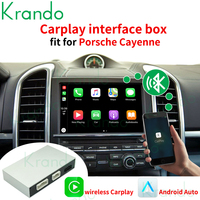 Boîte Carplay sans fil Krando pour Porsche Cayenne 911 957 955 958 PCM 3.1 4.0 Module Android Auto Caméra Interface Siri Control