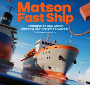 Matson Door-to-Door DDP FAST Sea Freight Service LCL + Express/Entrega <span class=keywords><strong>de</strong></span> camiones desde China a EE. UU. Estados Unidos FBA ONT8 LAS1 IUSJ - Product Image 6