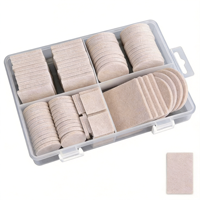 Protections de pieds de meubles en nylon autocollantes antidérapantes silencieuses écologiques épaissies pour chaises, tapis de sol, maison, bois, café