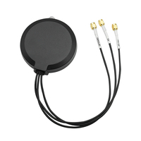 Antenne Combinée FS-C6 OEM 3-en-1 Adhésive pour MDVR, Câble RG174 3.0M, Connecteur 4G LTE WIFI GPS, Polarisation Verticale/RHCP