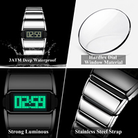 Jam Tangan Pria Poedagar E126 Kreatif dengan Tali Baja Anti Karat, Tahan Air, Model Fashion untuk Pria, Grosir Reloj Montre