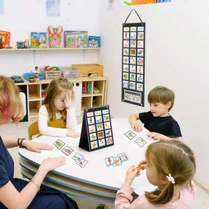 Juguete Educativo para Niños, Tabla de Tareas Visual, Tabla de Rutinas de Fieltro, Material Escolar para Niños Pequeños, 42x12.8 Pulgadas, Personalizable - Product Image 6