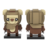 Set de Bloques de Construcción del Personaje Wicket de la Guerra Espacial, Kits de Bricolaje, Ladrillos MOC, Juguetes para Niños, Regalo, MOC2392