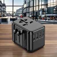 Worldplug PD 35W Type C Sortie Multi-Plug Adaptateur de prise de voyage international Chargeur d'alimentation universel mondial pour les voyages dans le monde