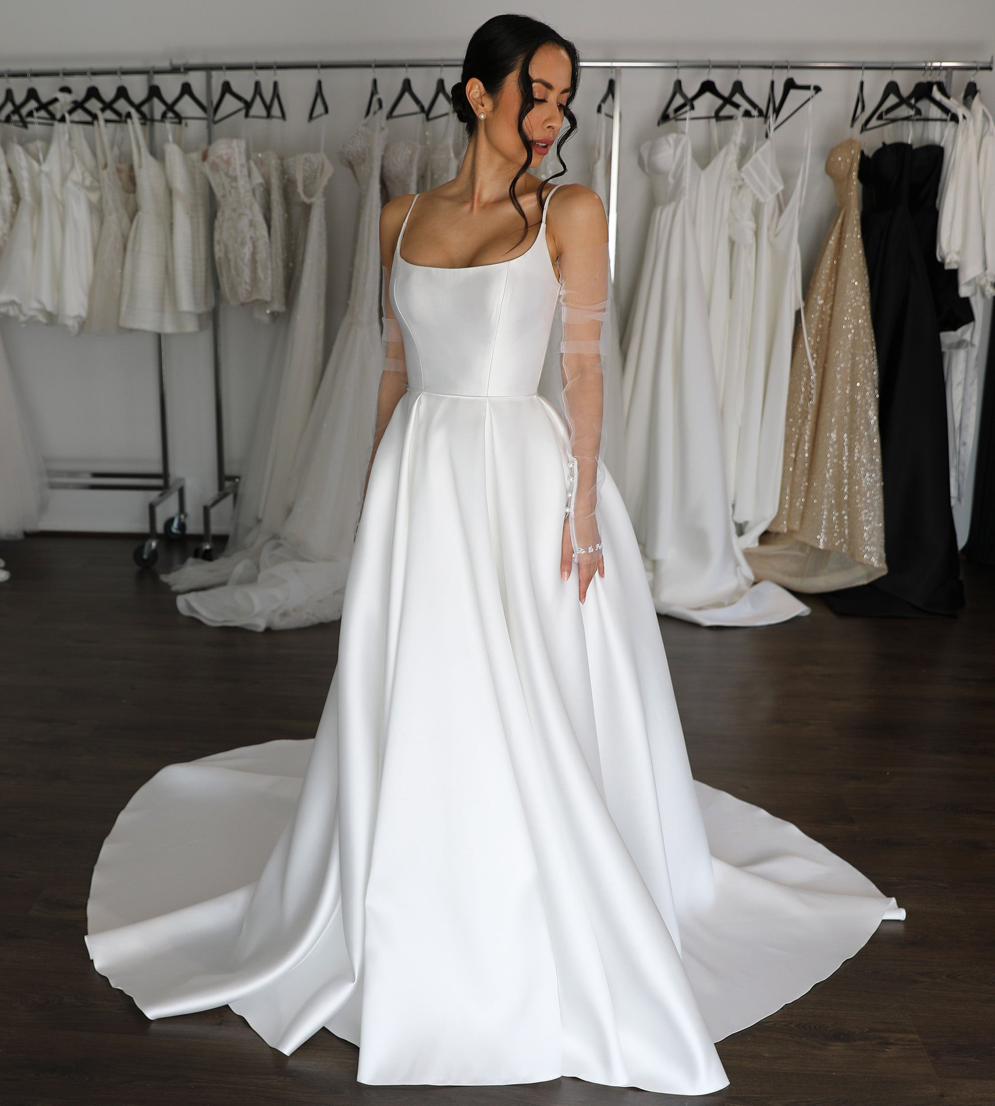 elegant black tie dresses for curvy figures Elegance main image 0