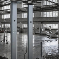 Chargeur EV Type 2 7kW/11kW/22kW sur colonne en acier pliable, neuf, pour mise à niveau et réaménagement de station de recharge en parking