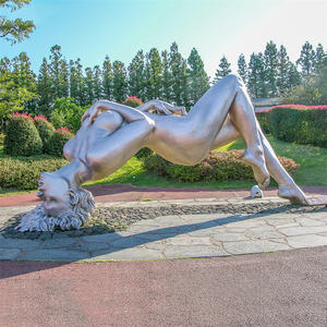 Statue de dames nues de grand jardin extérieur moderne grande femme nue en laiton bronze femme nue pour le sexe - Product Image 1