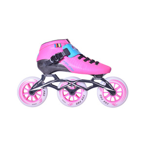 Seemore chuyên nghiệp Inline tốc độ Giày trượt khởi động sợi carbon đua tốc độ Inline Skate cho trẻ em người lớn 3*90 100 110 Mét bánh xe - Product Image 6