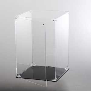 パーソナライズされたフロントオープンドア透明アクリルディスプレイケースカスタム彫刻されたディスプレイボックスアクションフィギュア収集品 - Product Image 1