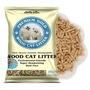 Emily Pets 100% matériau naturel <span class=keywords><strong>copeaux</strong></span> <span class=keywords><strong>de</strong></span> <span class=keywords><strong>bois</strong></span> <span class=keywords><strong>de</strong></span> pin <span class=keywords><strong>litière</strong></span> pour chat granulés <span class=keywords><strong>de</strong></span> contrôle des odeurs solubles dans l'eau <span class=keywords><strong>litière</strong></span> pour chat en vrac usine - Product Image 3