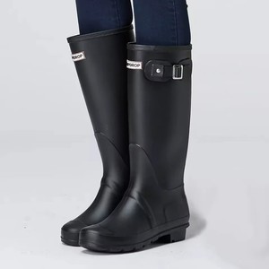 Anpassen Frauen <span class=keywords><strong>Sexy</strong></span> Matt PVC Long Wellington Wasserdicht welly Modische Regens tiefel Damen - Product Image 4