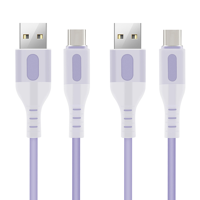 Factory Wholesale 60W Fast Charge USB Cable 3A Real Silicone Type C USB-C Cable Universal USB Data Cable Oem Logo