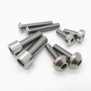 Vis à tête hexagonale en titane de grade 10, sur mesure en usine, service OEM selon les dessins, <span class=keywords><strong>M2</strong></span>-M6, filetage UNF haute précision - Product Image 1