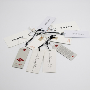 Tùy Chỉnh Thiết Kế Chất Lượng Cao Treo Thẻ Nhãn Và Giá Tag Cho Quần Áo Trắng Giày Giấy Phụ Nữ Sang Trọng Giày Màu Đen Giày In - Product Image 2