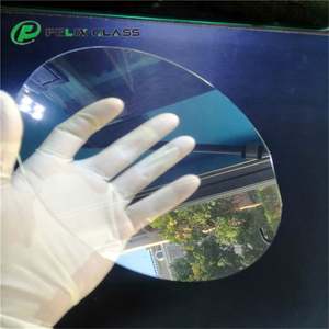 FELIX Custom Size 8'' Borosilicate 3.3 Solid Industrial Glass Wafer for PLC Chip Cover / BF33 - Product Image 2
