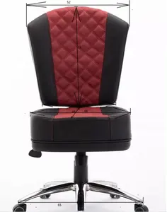 WSF Bar Chair Adjustable Height Soft Cushions Bar Stool Casino Poker Gambling Restaurant Seat