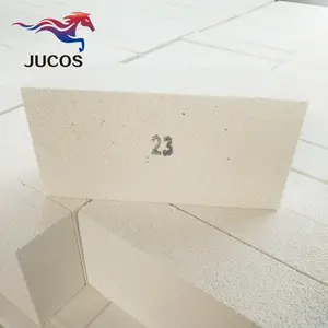 Jm 23 jm26 k28 30 prix de la brique réfractaire isolante en mullite briques d'isolation en mullite légère pour four à verre
