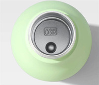Bouteille d'eau isotherme portable en acier inoxydable 304 de grande capacité pour adultes, 550 ml, colorée, pour l'été, la gym et le sport, avec paille