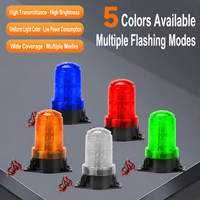 Feu de signalisation LED à fixation magnétique 12-24V IP65 étanche, modes de clignotement multiples, pour tracteur et signalisation routière