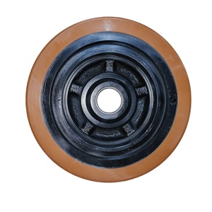 Roue de charge 0009903911 350x100-40 mm Remplacement 0009903916 0009903913 0009903920 Rouleau en polyuréthane - Product Image 4