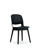 Fauteuil de direction ergonomique moderne avec dossier et pieds intégrés en PP, multicolore, personnalisable OEM Tengda pour la maison, le bureau et la chambre