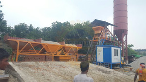 Planta dosificadora de hormigón de mezcla húmeda estacionaria Ready HZS60 Planta dosificadora de hormigón mixto - Product Image 3