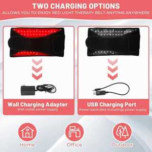 Ceinture de massage lombaire électrique Luochen 2026, nouveau modèle 1020, soulagement de la douleur, chaleur et vibrations, contrôle du temps, pour le bas du dos et la taille - Product Image 6